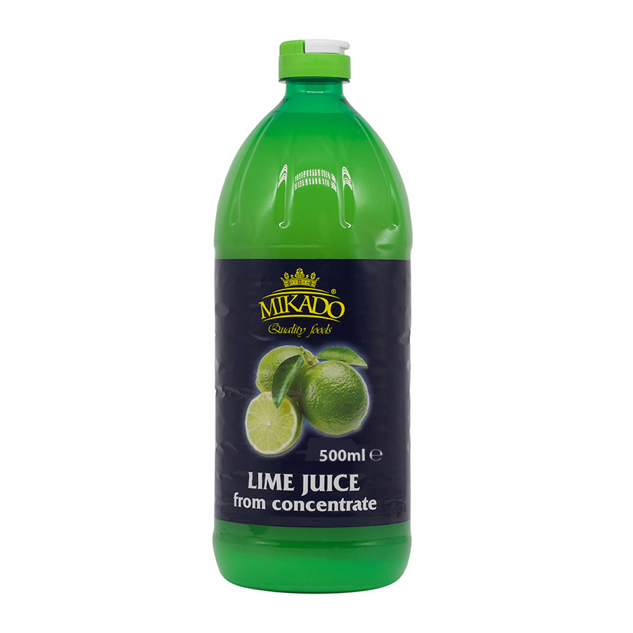 PLJ Naturally Sharp Lime Juice - 500ml (Made In UK)
